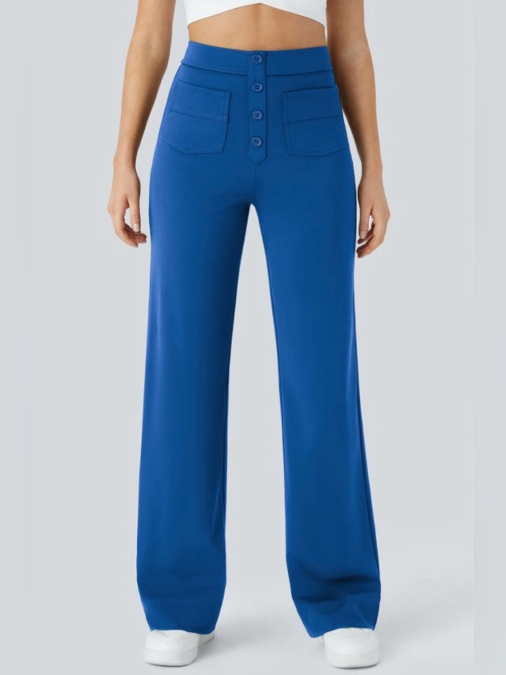 HALARA DayStretch High Waisted Pockets Straight Leg Casual Pants